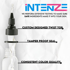 Intenze encre tatouage blanche opaque 1oz, couverture peau idéale pour les détails