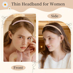 Bandeau fin beige Interesse, coordonné avec tout teint et cheveux.