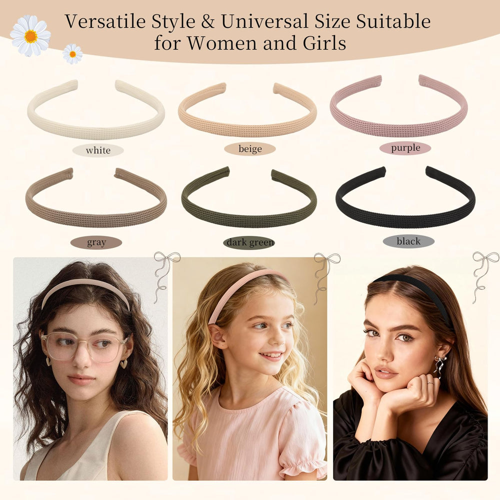 Bandeau fin violet Interesse, touche colorée pour looks décontractés ou formels.