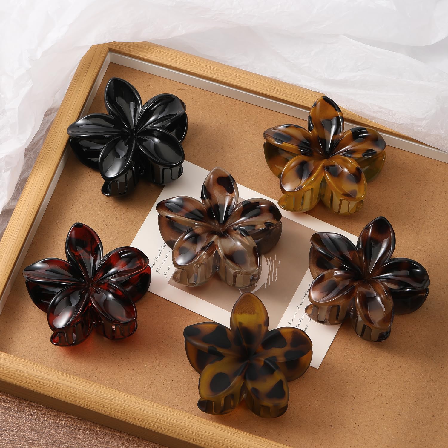 Interesse pinces fleurs hawaïennes cadeau élégant, parfait pour femme et amie.
