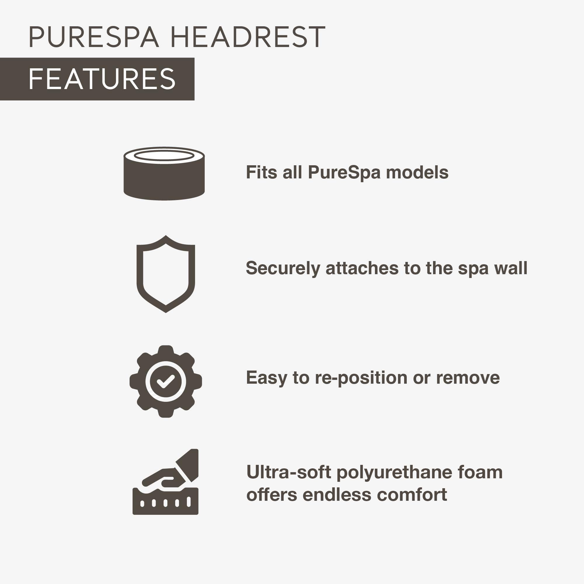 Mousse ultra-douce Intex PureSpa pour un toucher agréable.