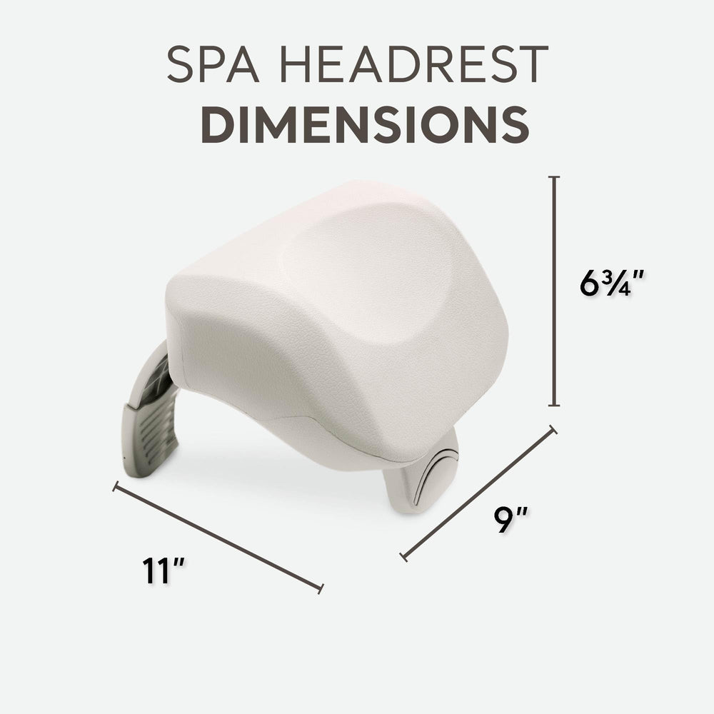 Oreiller-tête adaptable et mobile Intex PureSpa pour ajuster la position.