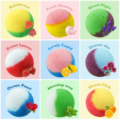 INTEYE: boules-bain-couleurs-dansees pour une détente visuelle et sensorielle.