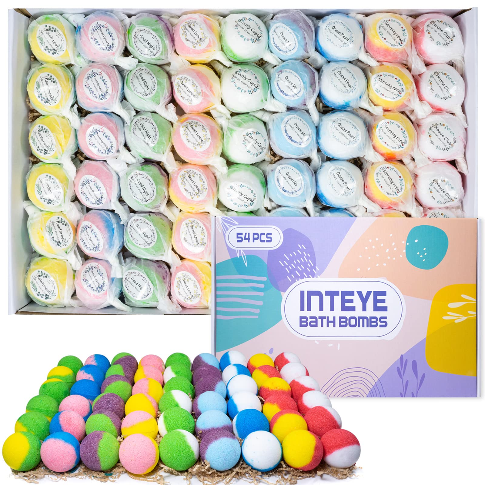 INTEYE: boules-bain-luxe-ensemble pour une expérience spa partagée à domicile.