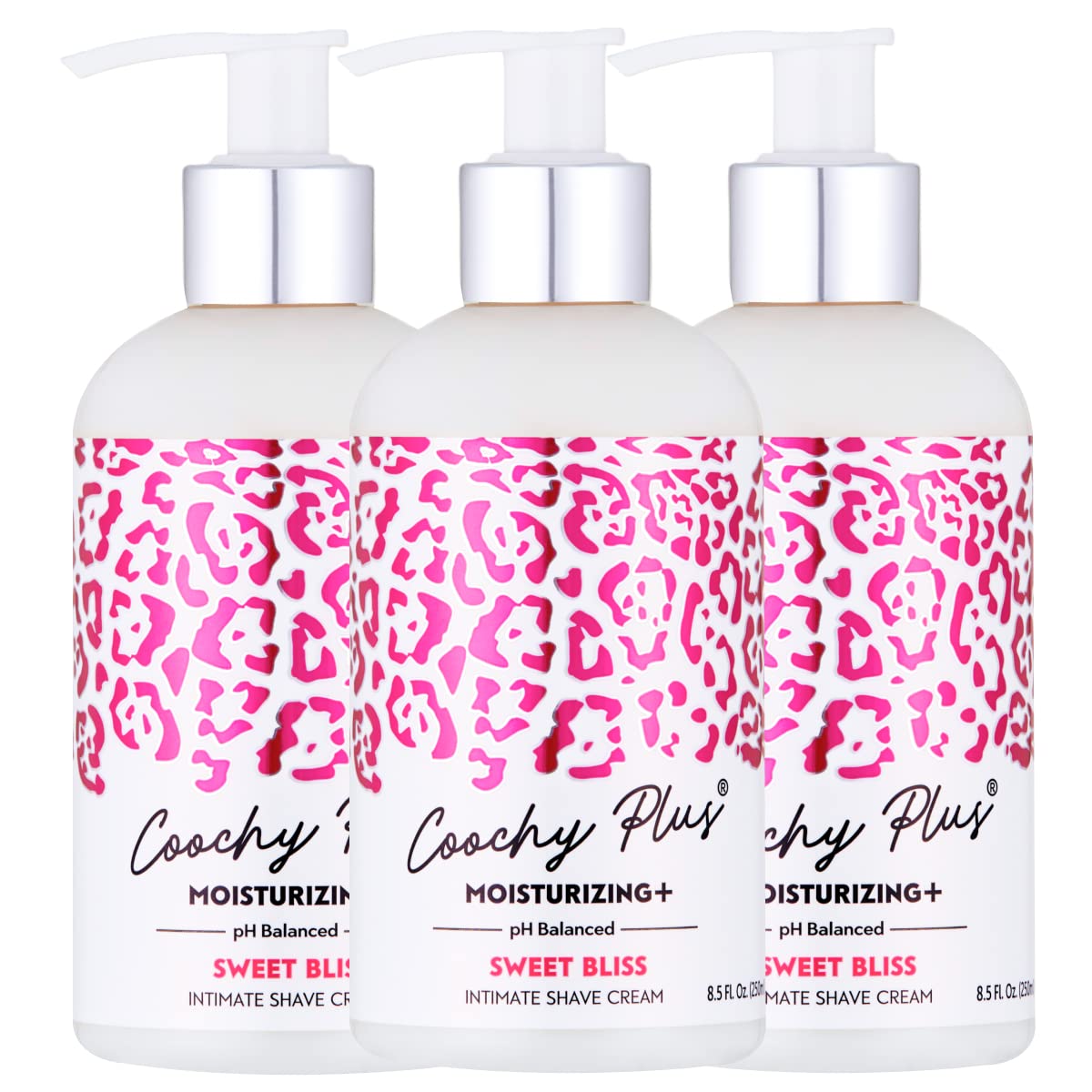 Coochy Plus Intime emballage crème rasage hydratante pour soin intime.