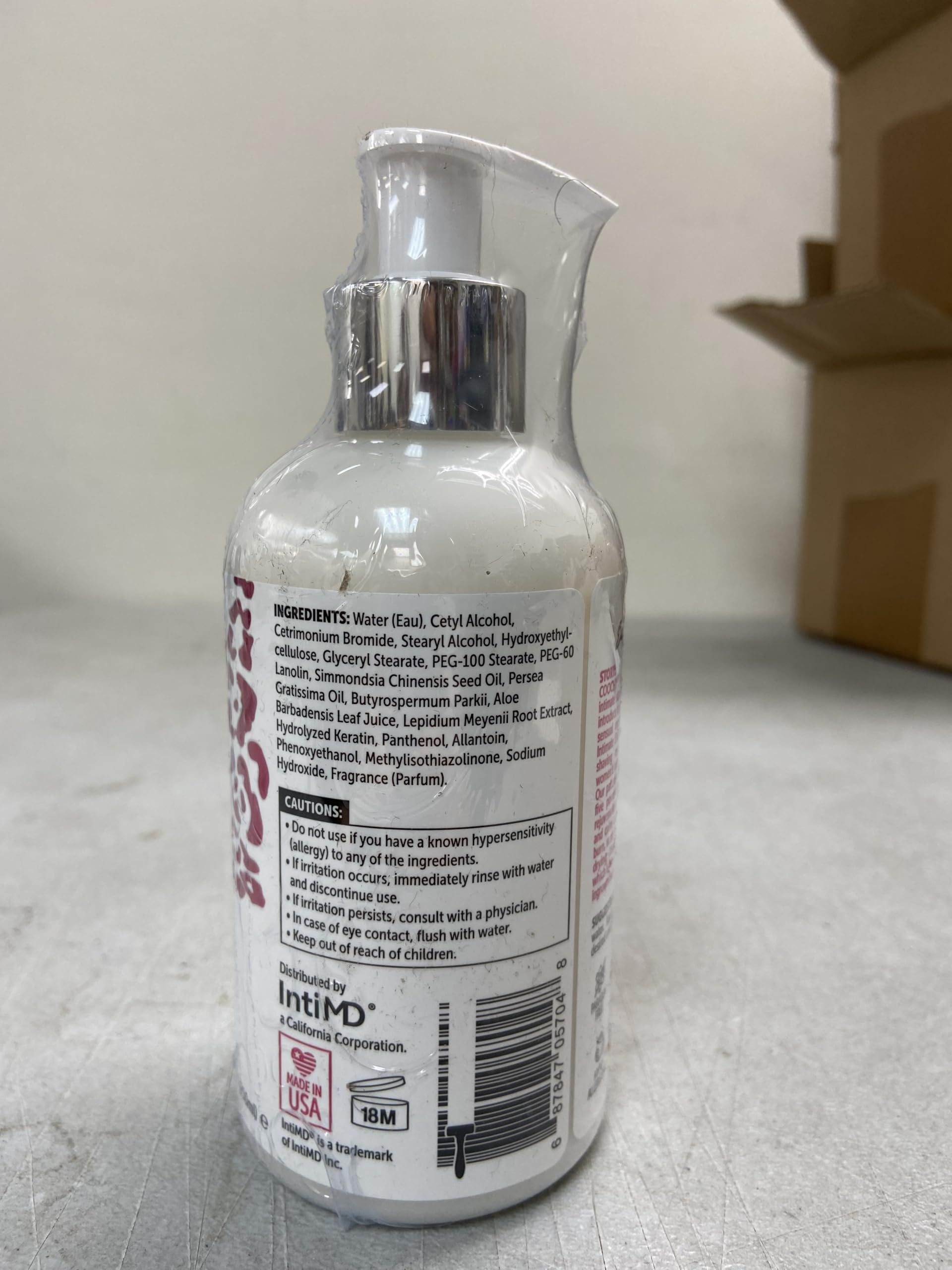 Emballage IntiMD Coochy Plus pratique pour le rangement.