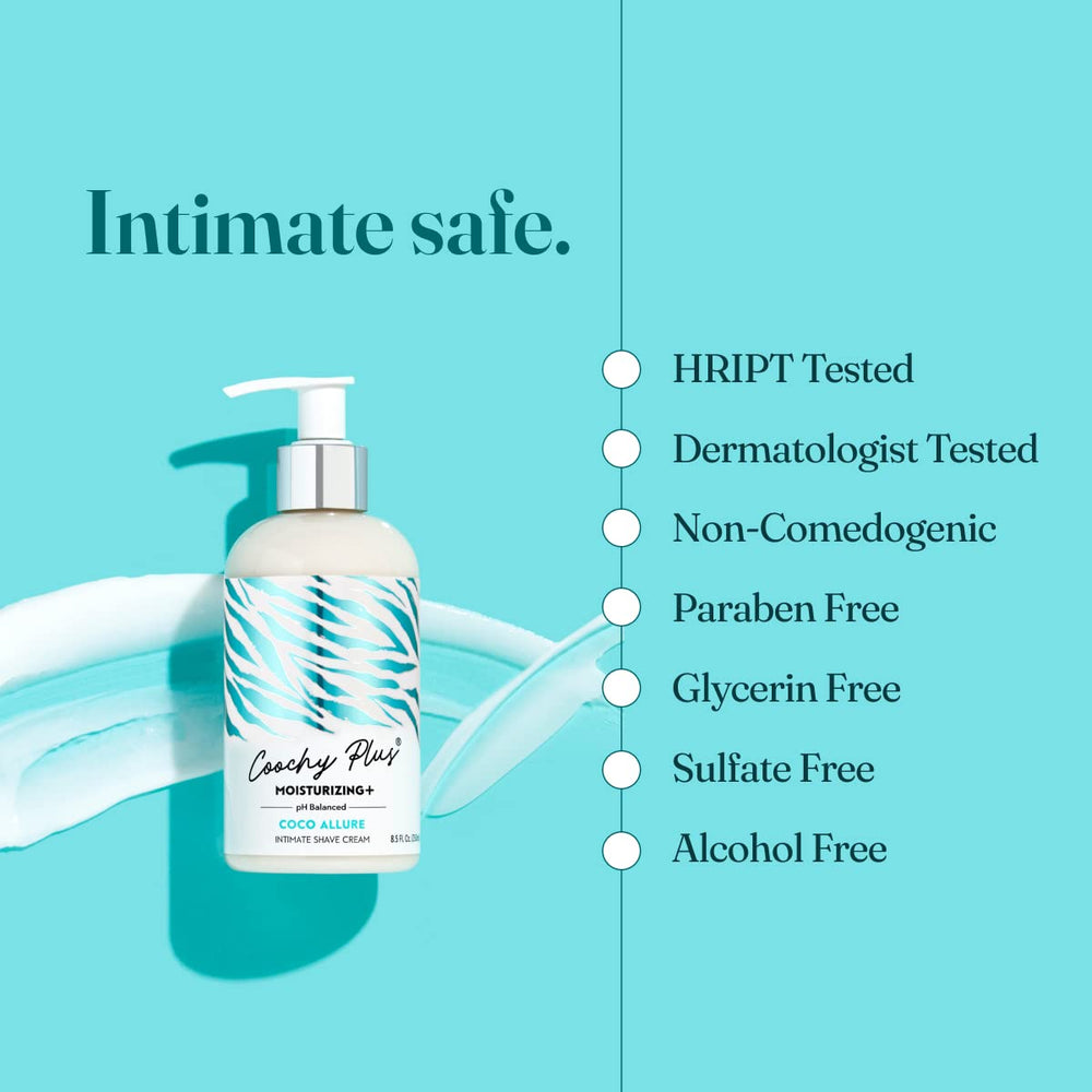IntiMD Coochy Plus — texture riche pour nourrir la peau après rasage