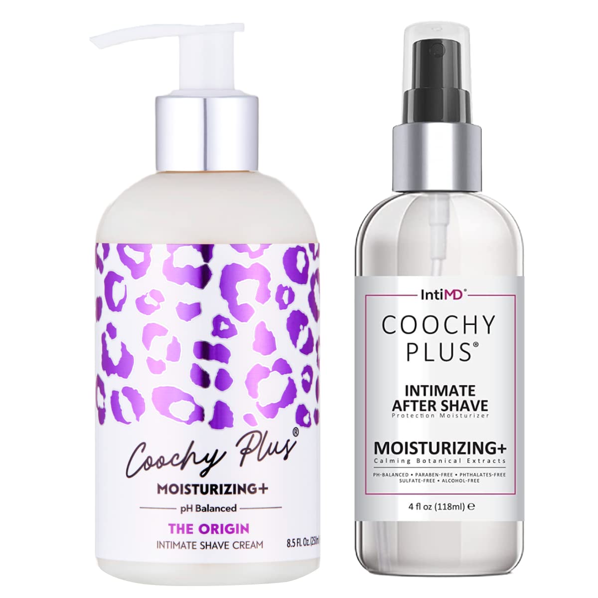 IntiMD Coochy Plus kit présentation pour épilation intime en douceur.