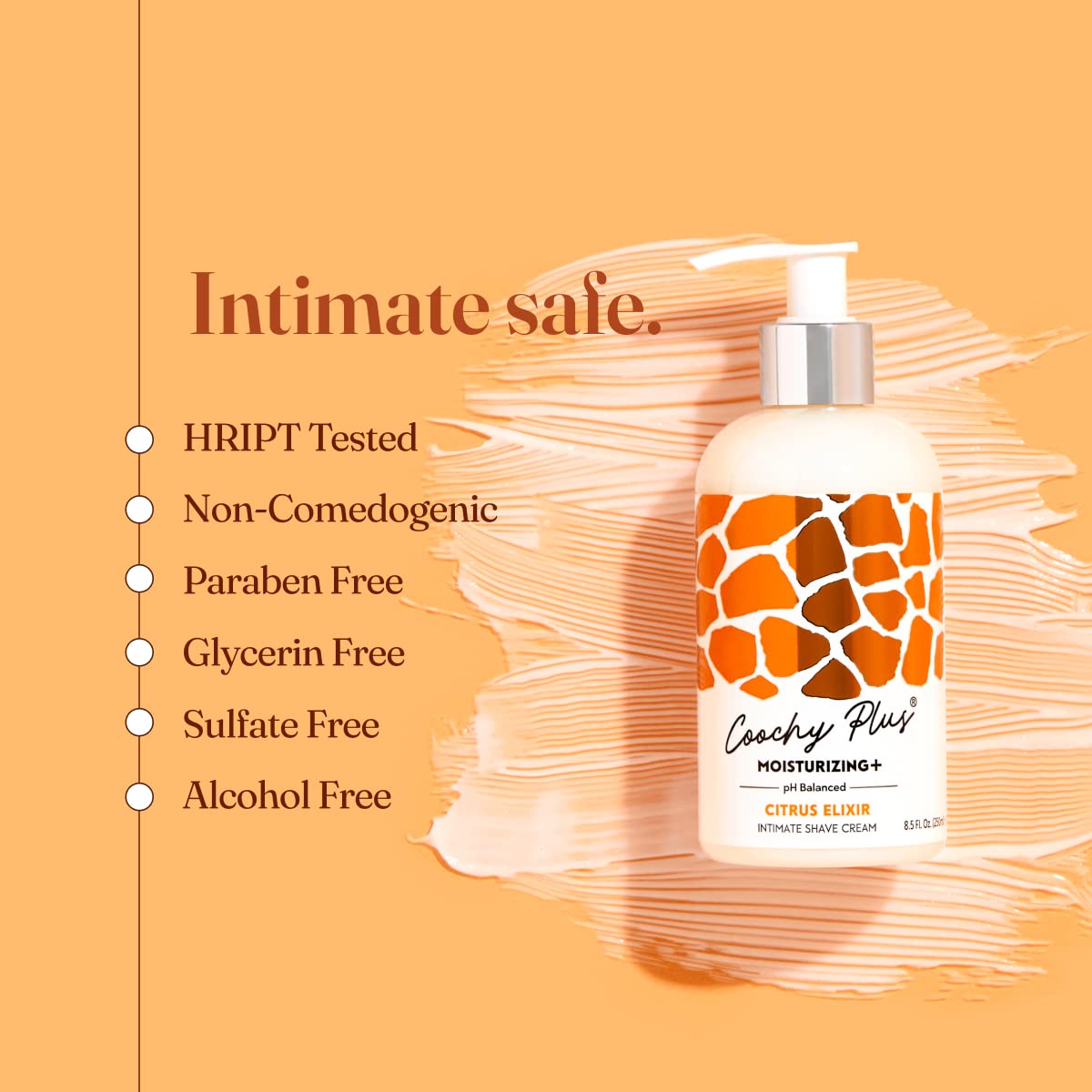 Zone intime prête au rasage avec IntiMD Coochy Plus.