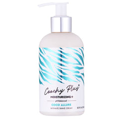 IntiMD Coochy Plus – Crème rasage intime en bouteille, douceur hydratante pour zones sensibles.
