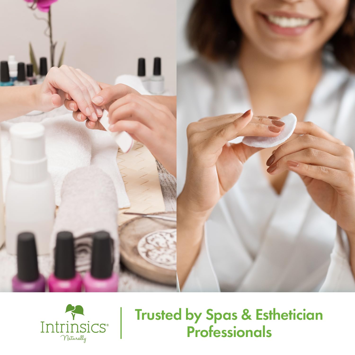 Fibres purifiées Intrinsics sans filaments – fini net pour masques et traitements.