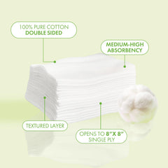 Tampons coton 4x4 Intrinsics pour nettoyage précis sans peluches.