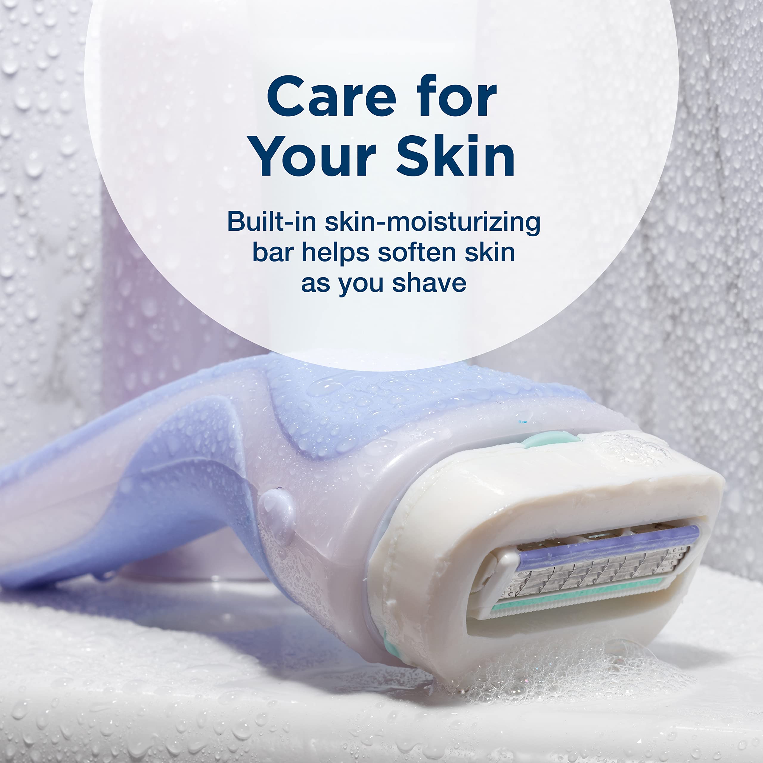 INTUITION refills are friendly for first-time shavers with built-in moisturization.