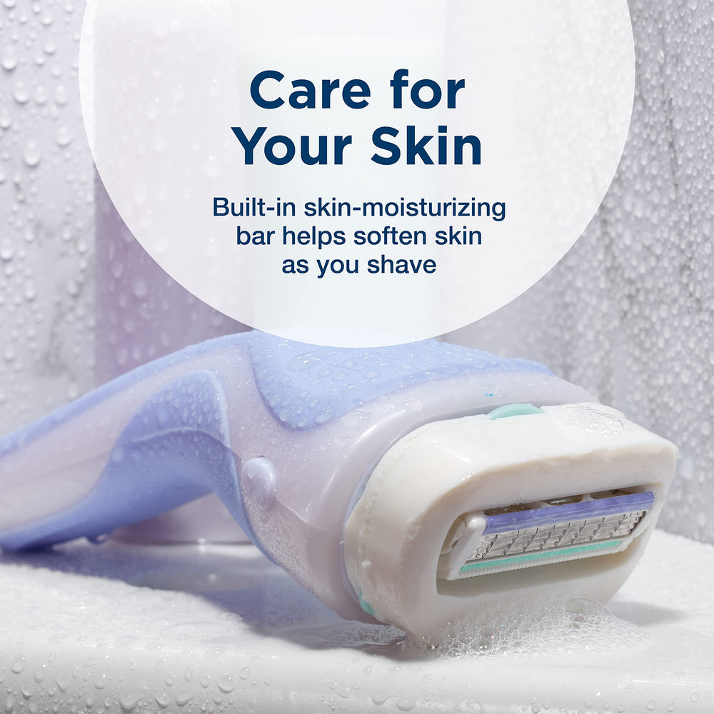 INTUITION refills are friendly for first-time shavers with built-in moisturization.