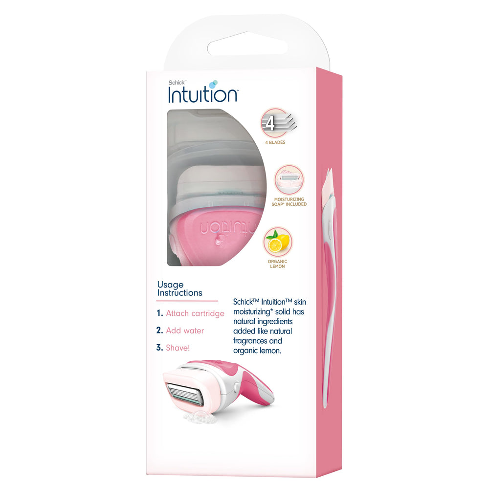 INTUITION Poignee Rasoir ergonomique pour une prise en main sûre et précise.