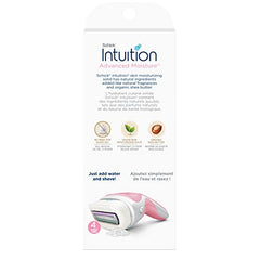 INTUITION rasoir avec manche ergonomique pour une prise en main confortable.