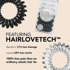 L'invisibobble Original spirale-bracelet-mode devient un accessoire élégant tout au long de la journée.