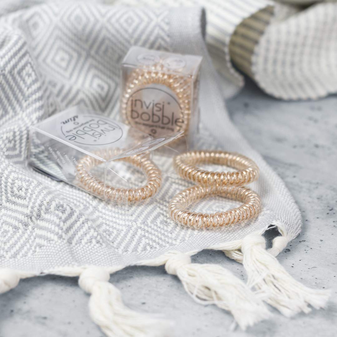 invisibobble SLIM Bronze Me Pretty pack de 3, polyvalence et hygiène facilitent le quotidien