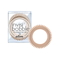 invisibobble SLIM Bronze Me Pretty en spirale, maintien durable sans emmêlement