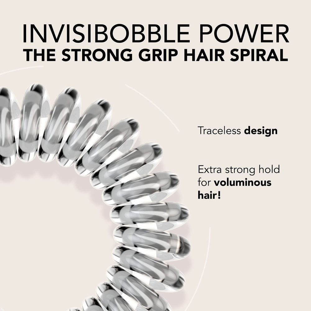 Invisibobble usage-sport-attaches-cheveux spirale transparente, tenue fiable pendant l effort.