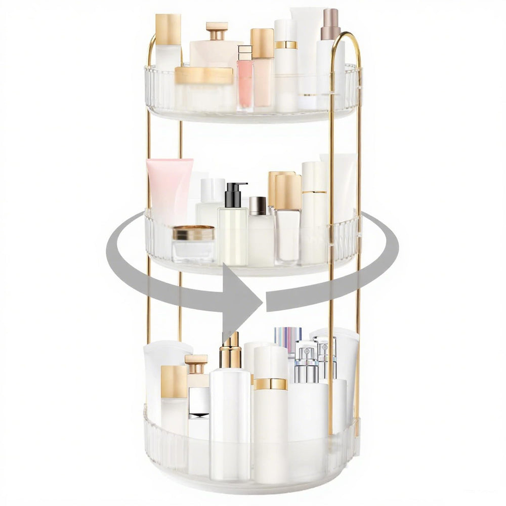 INVSSENE grande capacité: rangement spacieux pour cosmétiques et parfums.