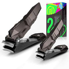 INXEN coupe-ongles collecteur: réceptacle intégré pour éviter les débris lors de la coupe.