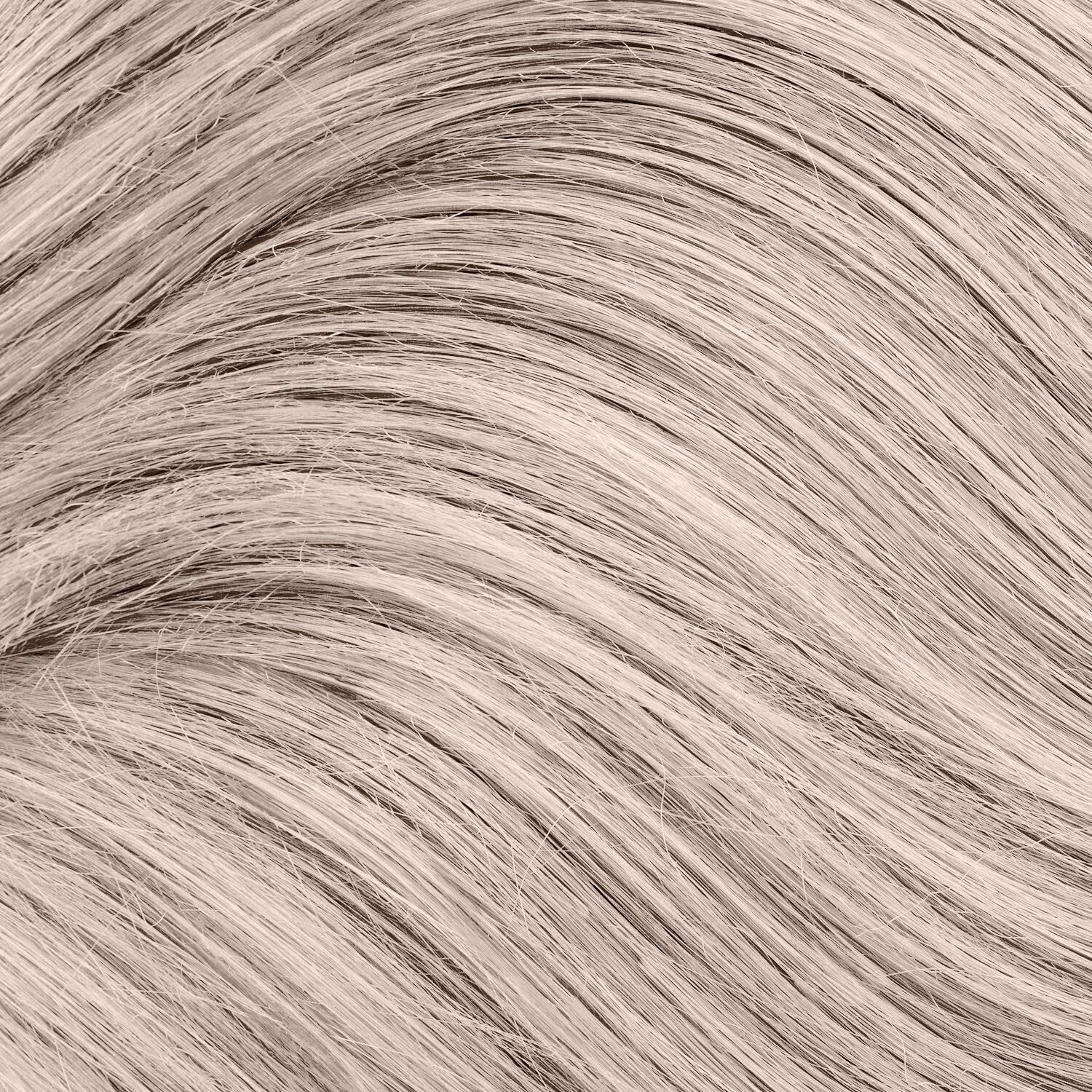 Ion Bright White Crème Déjaunisseur Platinum Pearl échantillon couleur sur cheveux.
