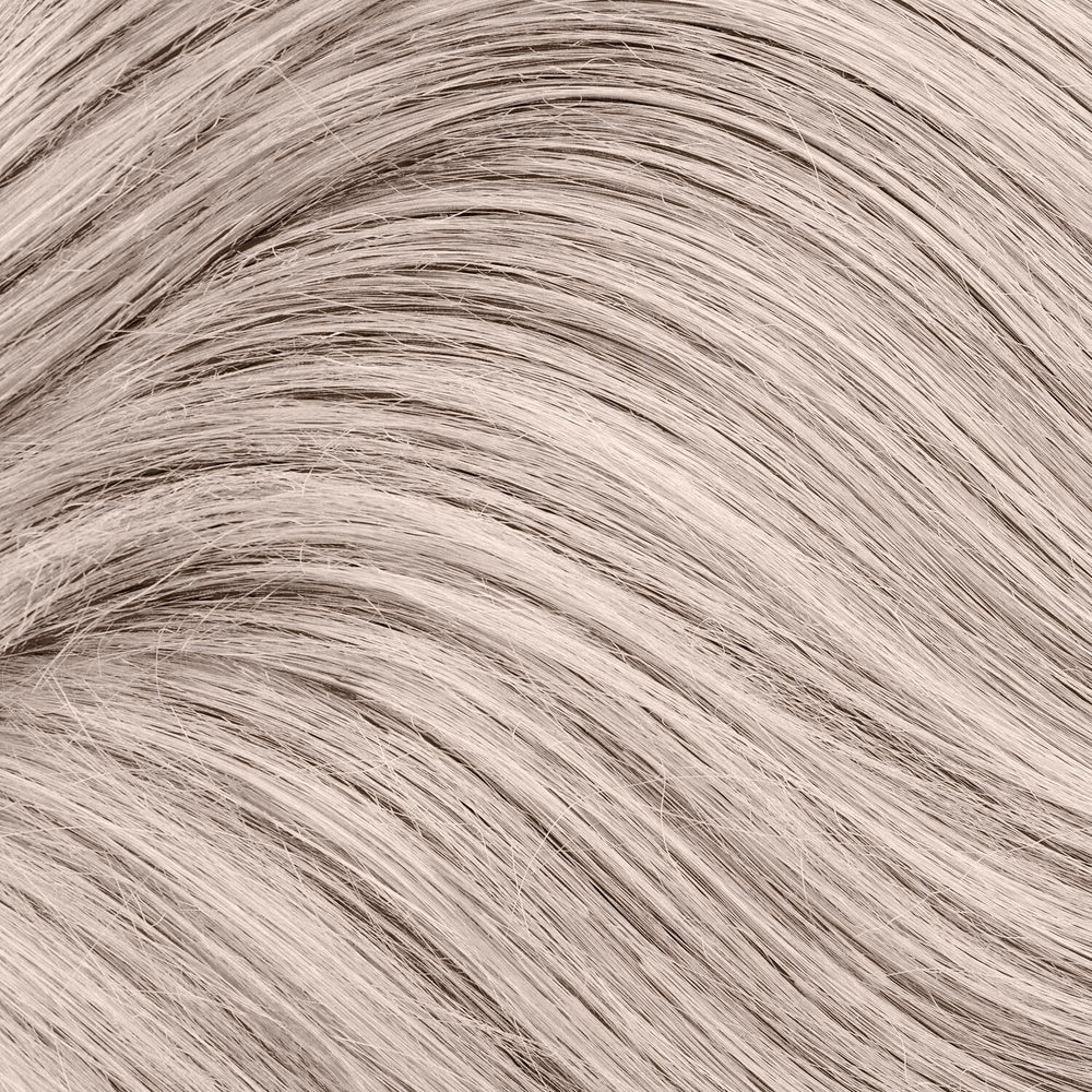Ion Bright White Crème Déjaunisseur Platinum Pearl échantillon couleur sur cheveux.