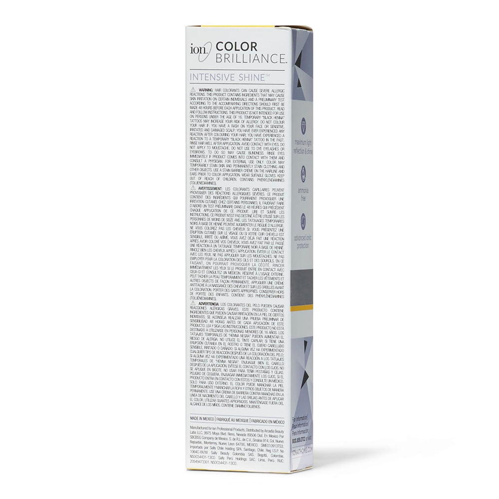 Ion Brillance Intense 10A Crème : application homogène et absorption rapide.