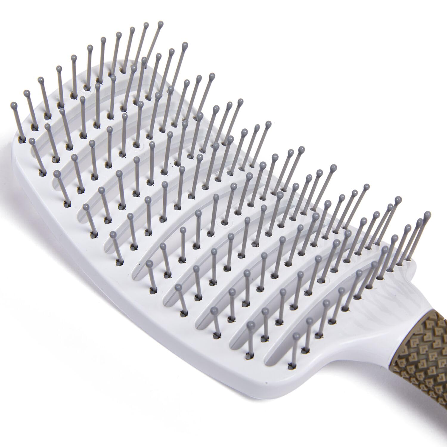 Brosse Ion Blowout cheveux longs, idéale pour démêler et lisser.