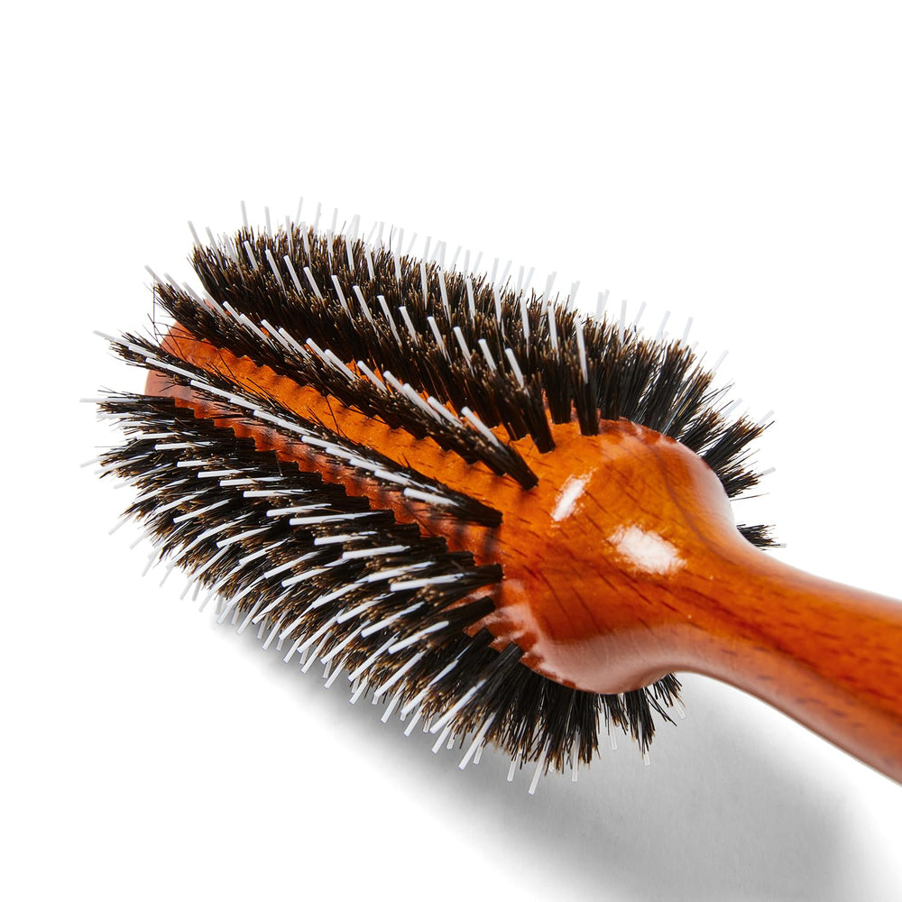 Ion brosse ronde bois doré, séchage pro sans frisottis.