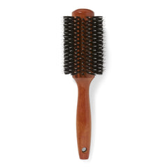 Ion brosse ronde, poils sanglier, pour lisser et apporter de la brillance.