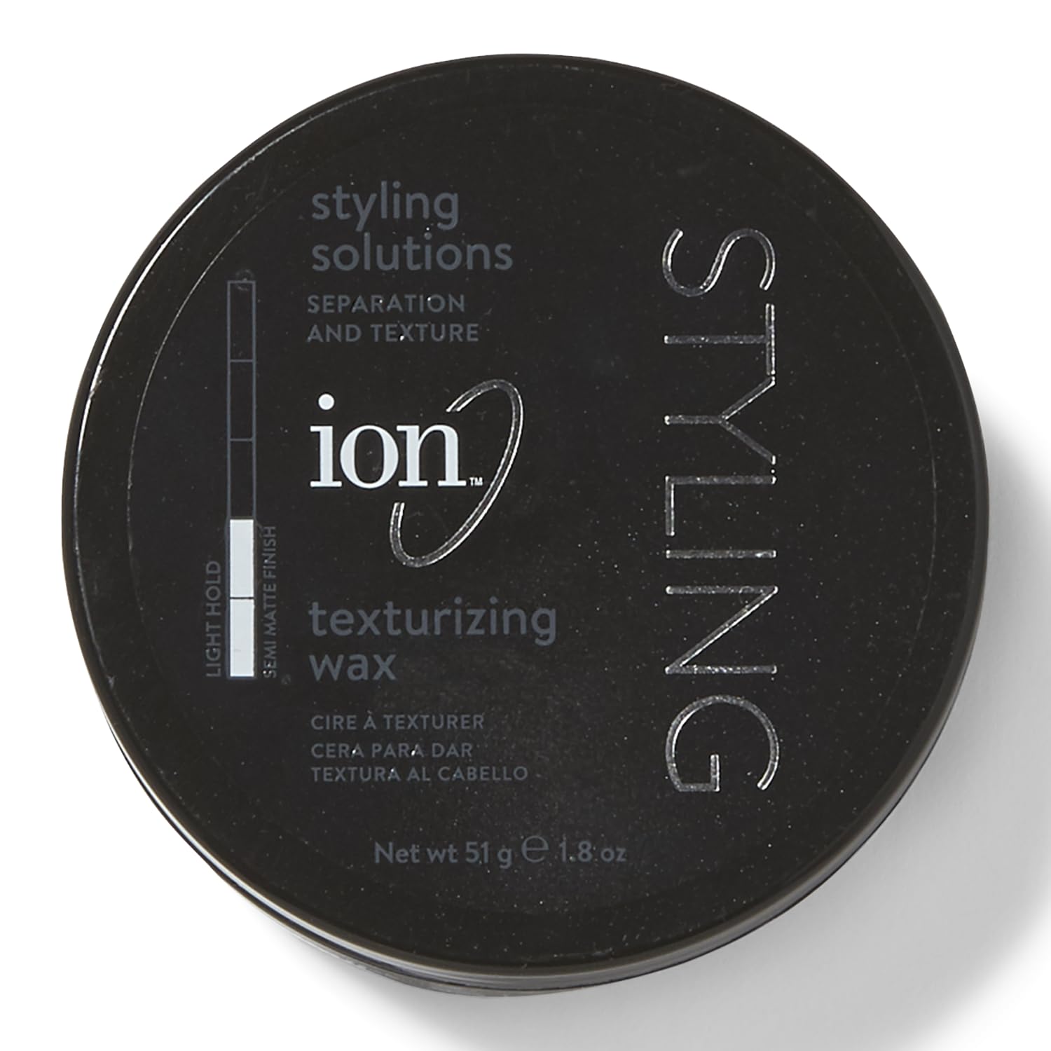 Ion cire texturante – définition nette pour cheveux courts et tenue flexible.
