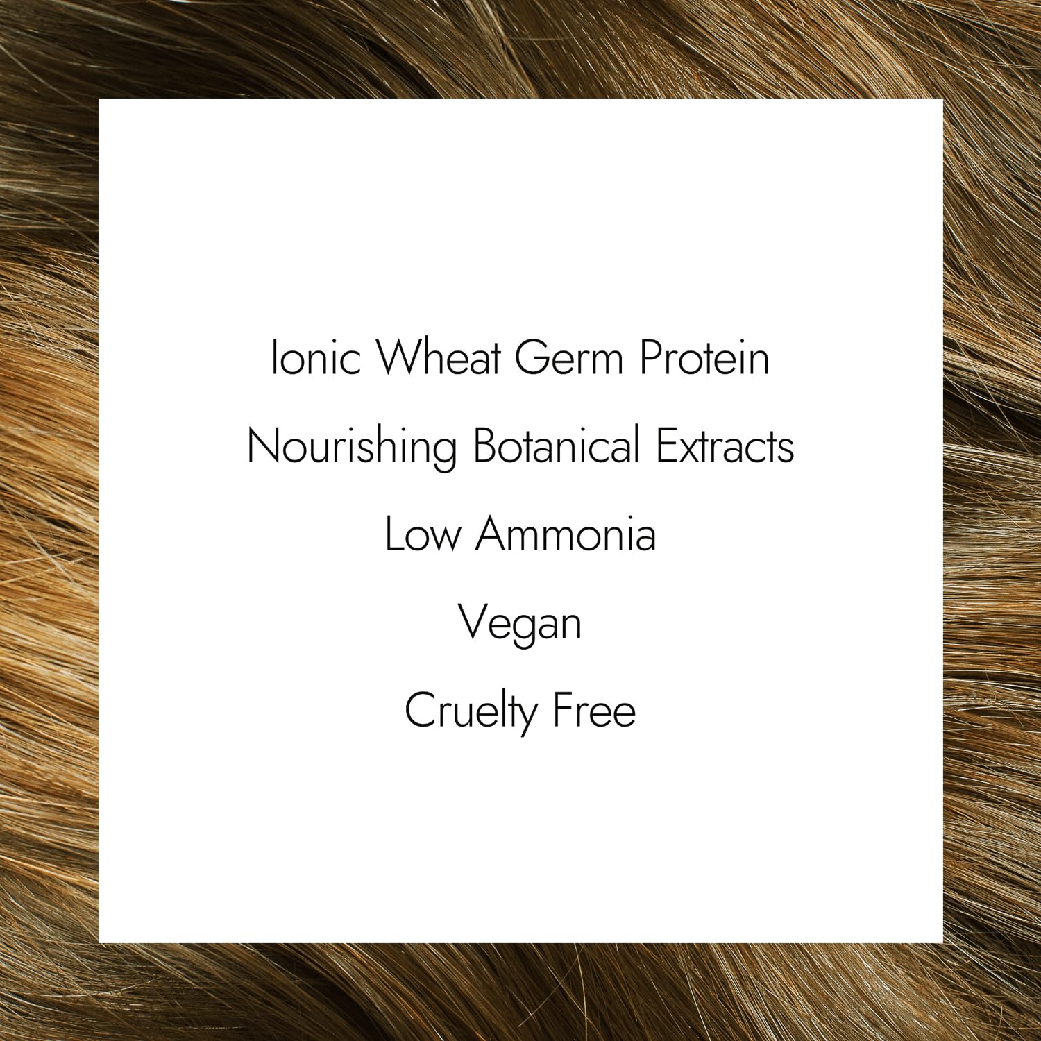 Ion Coloration crème cheveux 7NN, ingrédients nourrissants pour cheveux soyeux après coloration.