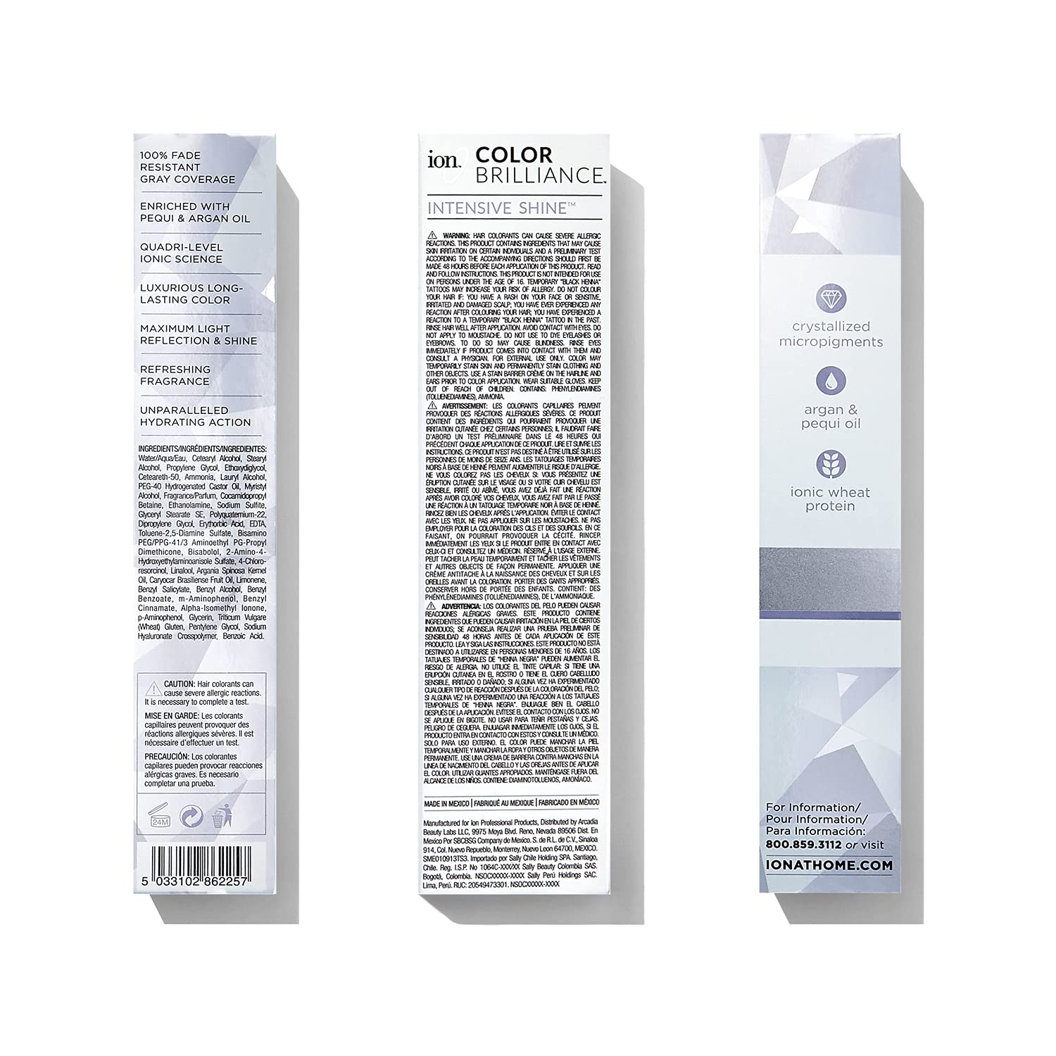 Gants de protection Ion Coloration Permanente Crème 7SPHM pour une coloration propre.