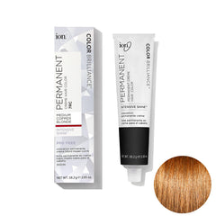 Ion Coloration Permanente Crème Cheveux Cuivre Blond flacon élégant pour application à domicile