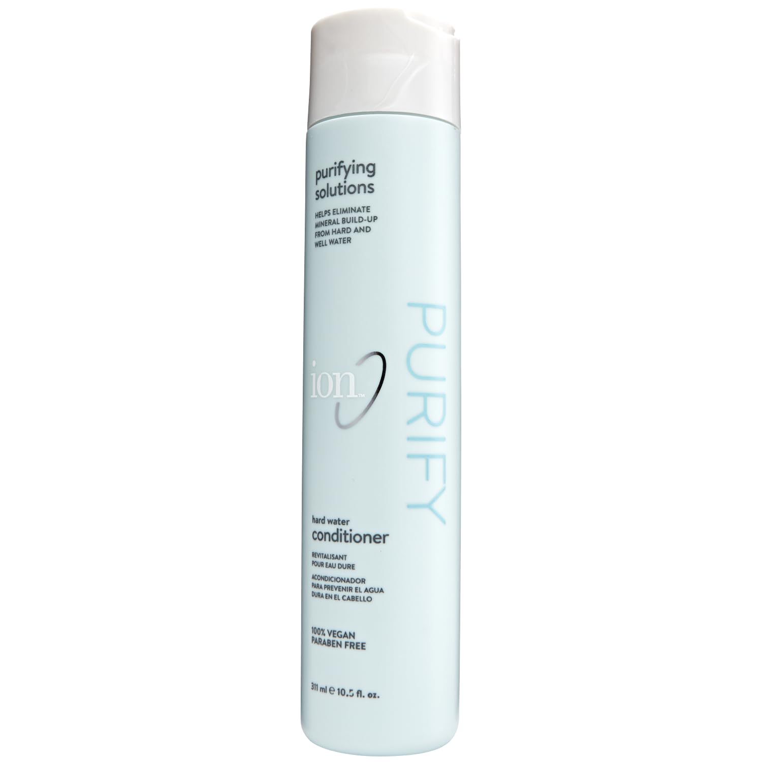 Ion conditionneur eau dure – bouteille montrant le produit, brillance attendue