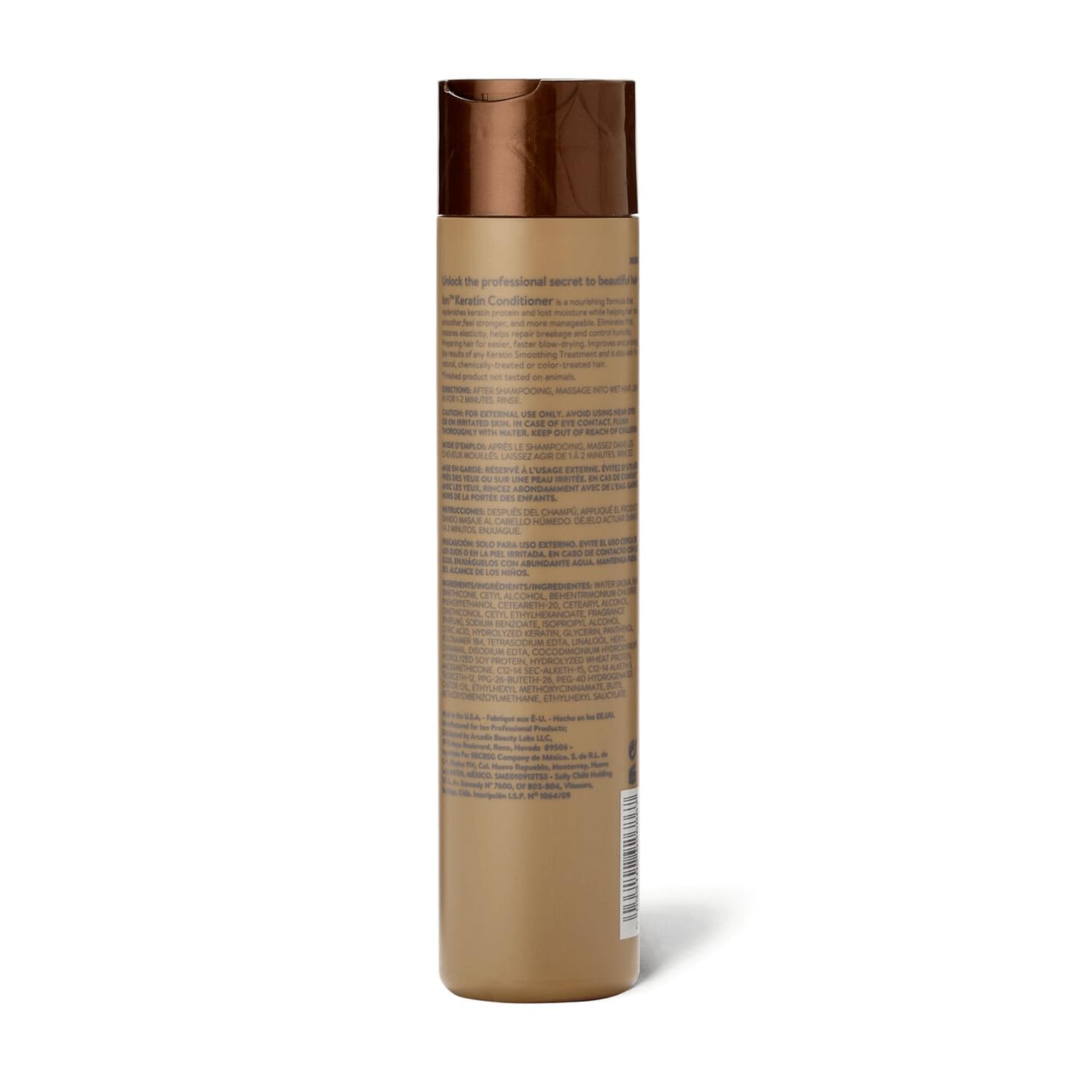 Ion conditionneur lissage keratine – texture crème douce nourrissant les longueurs