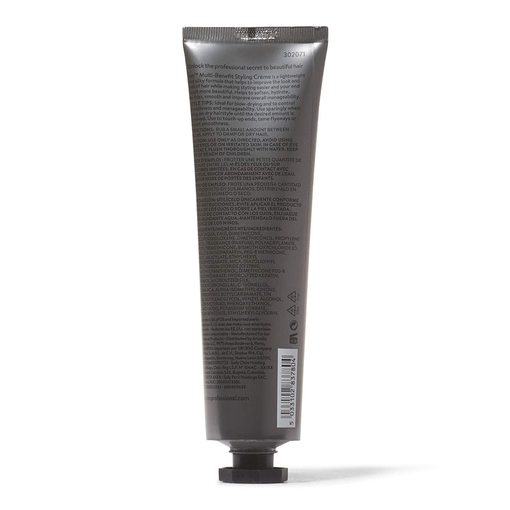 Ion Crème de coiffage multi-avantages, anti-frizz pour un contrôle durable.