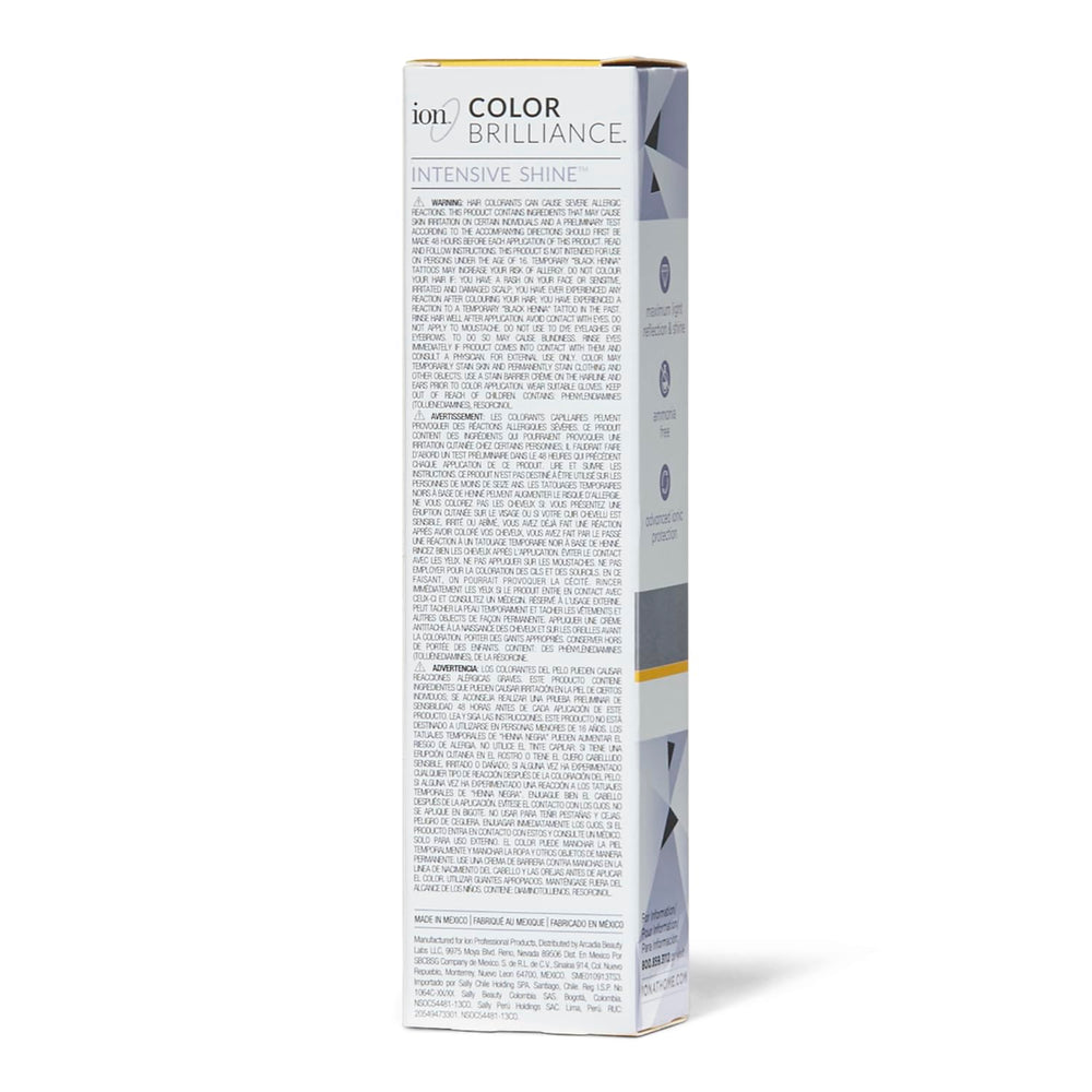 Ion Intensive Shine 7N : texture crème riche offrant couleur durable et brillance