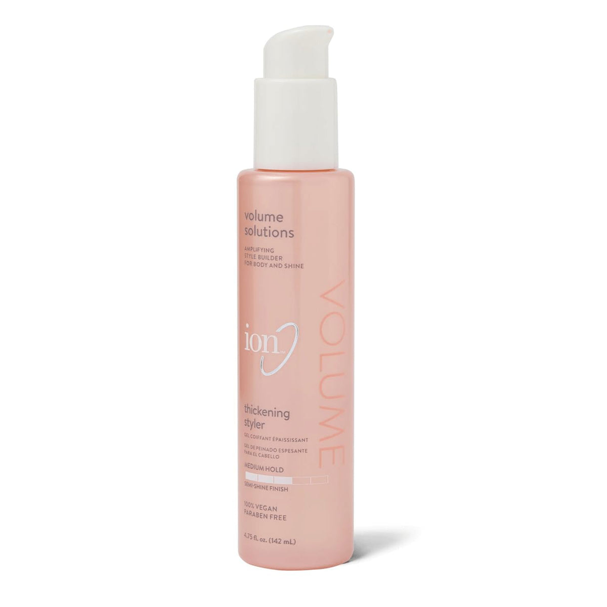 Ion épaississant – bouteille au design élégant, volume naturel.
