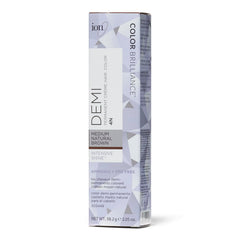 Ion Intensive Shine 4N: texture crème couleur prête à l'application pour une nuance naturelle.