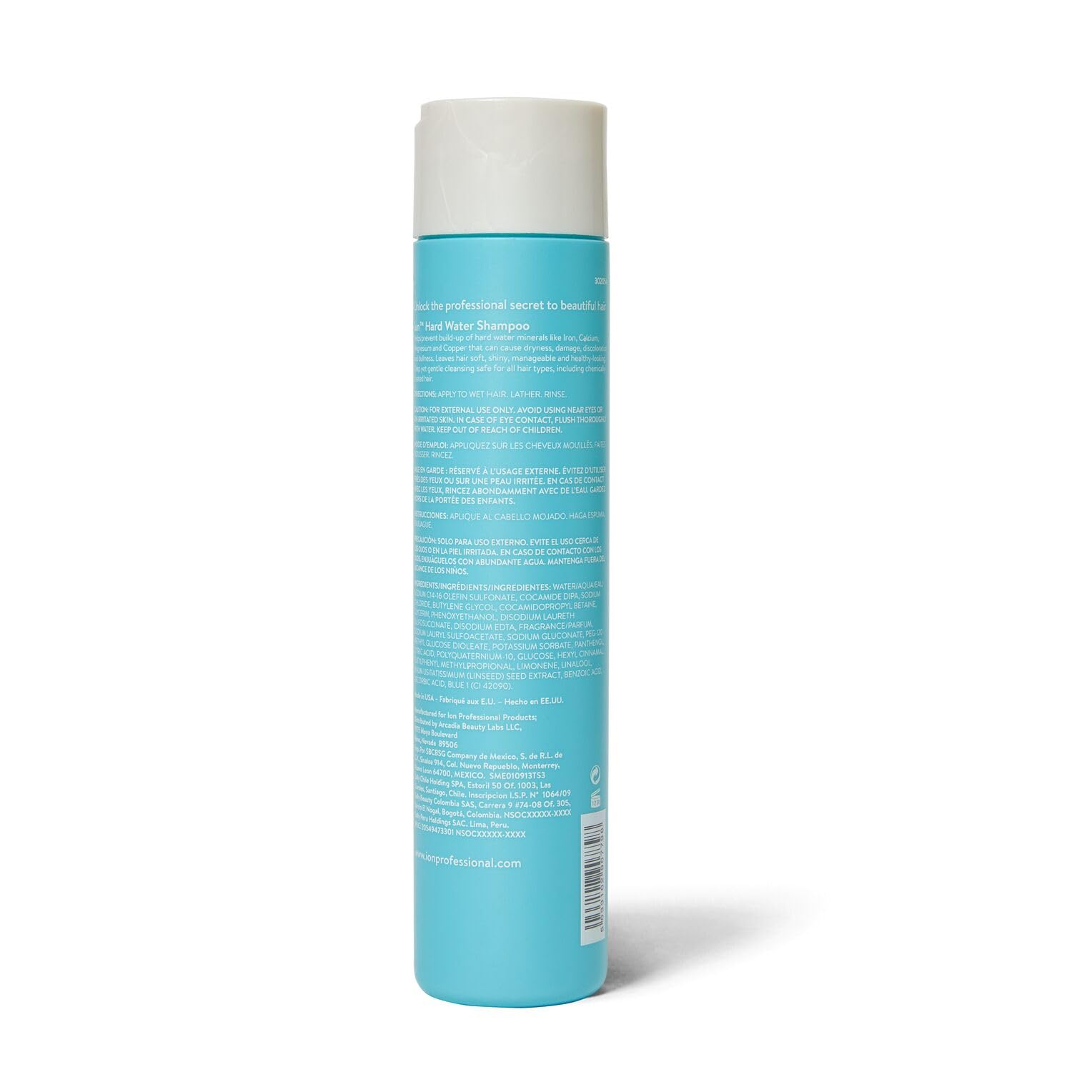 Ion Purifying Solutions shampoing, texture crème, cheveux plus doux et brillants.
