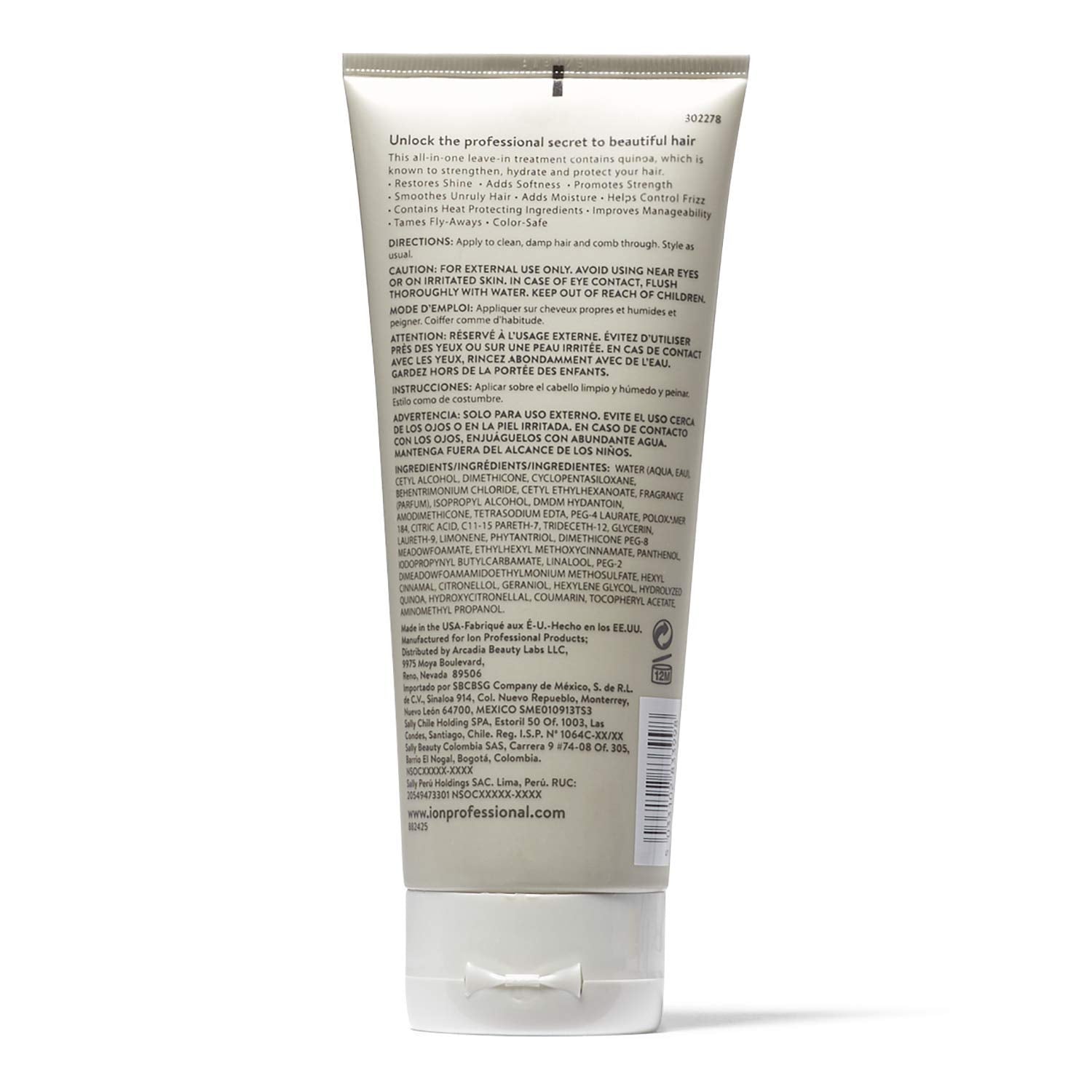 Ion Repair Crème BB Soin Sans Rinçage sur les mains, application facile