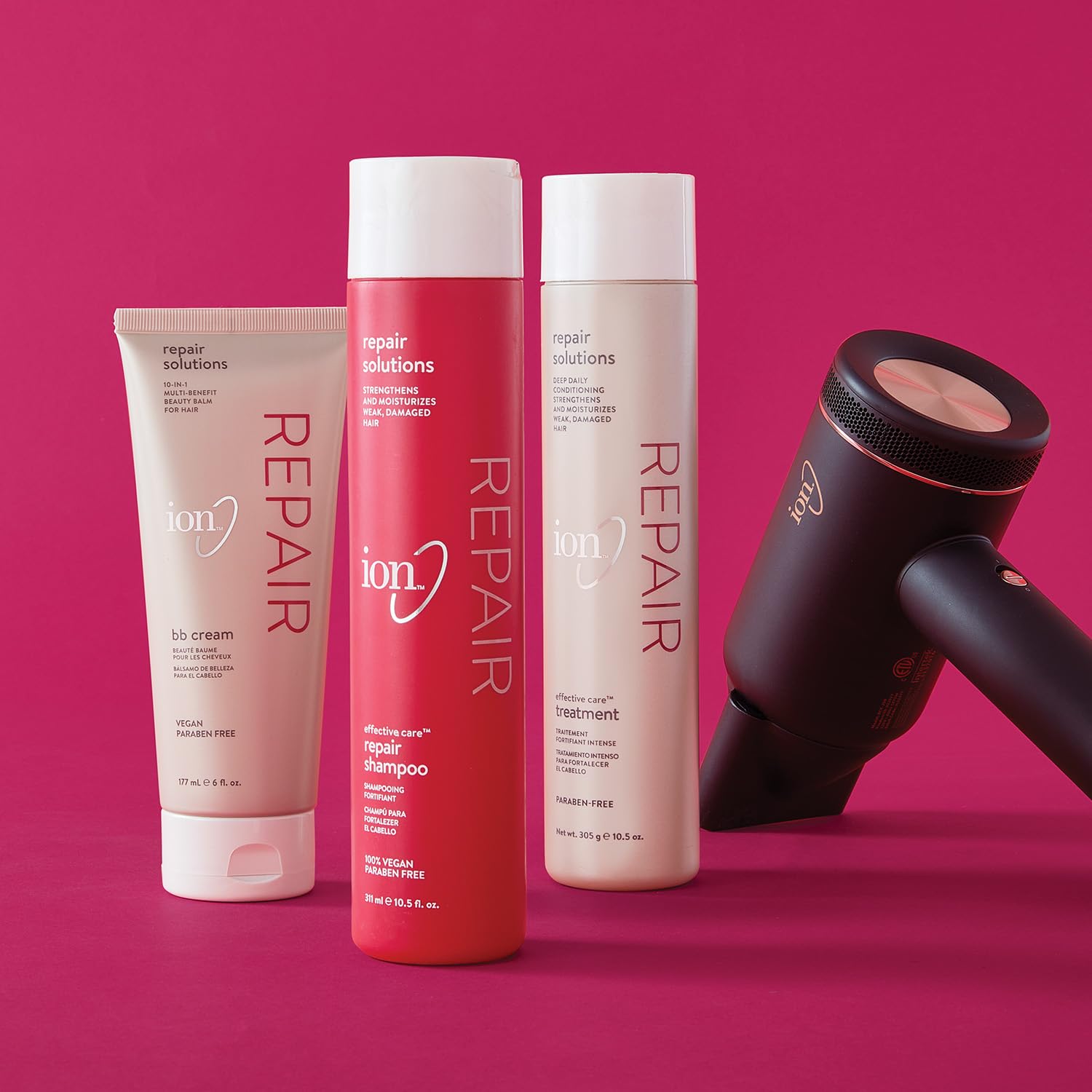 Ion Repair Crème BB Soin Sans Rinçage texture légère et absorption rapide
