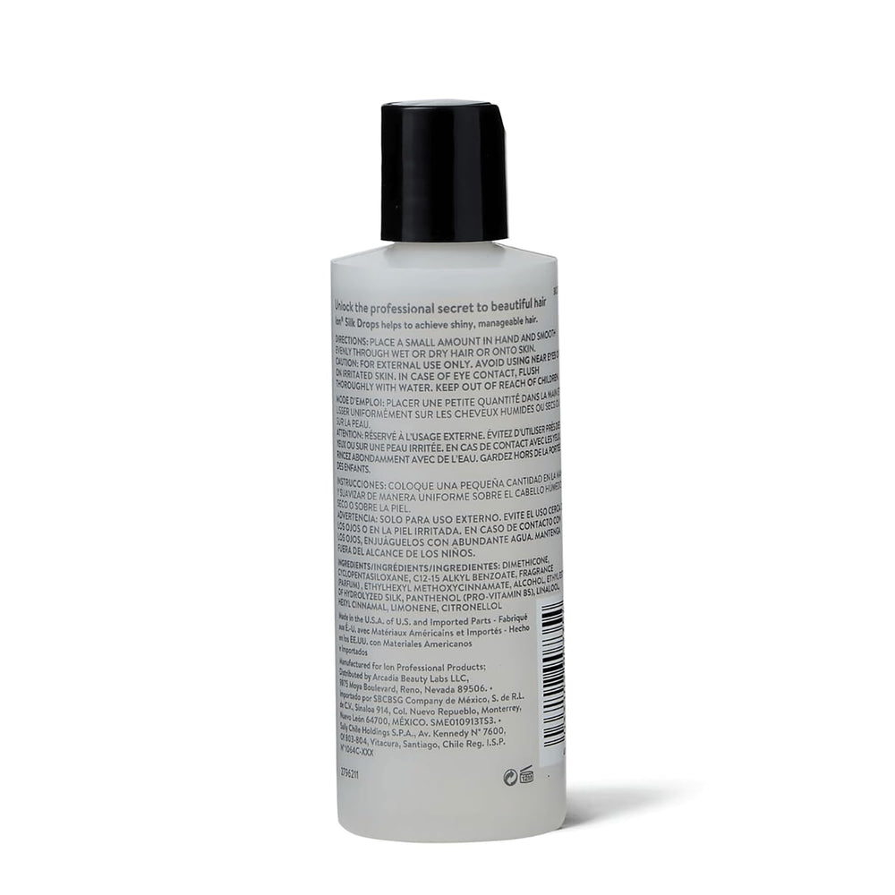 Ion Silk Drops – texture légère appliquée sur cheveux humides