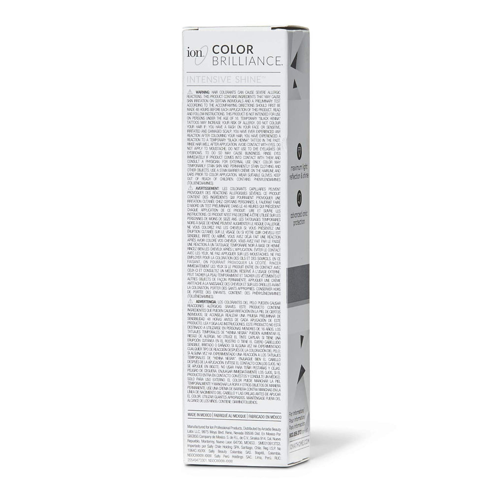 Ion Snow Cap Crème Toner: texture crème onctueuse assure une couverture homogène des mèches.