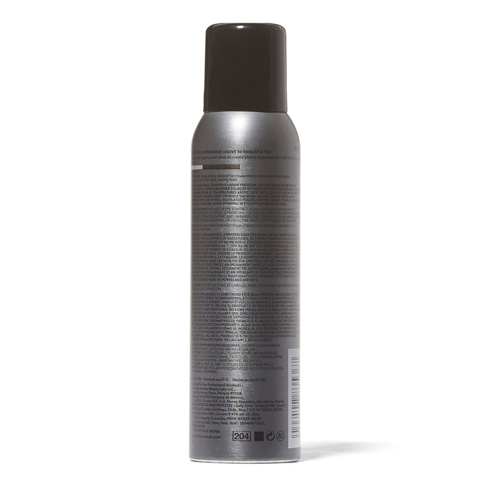 Ion cire texturisante en spray offre une tenue légère et durable pour styles variés
