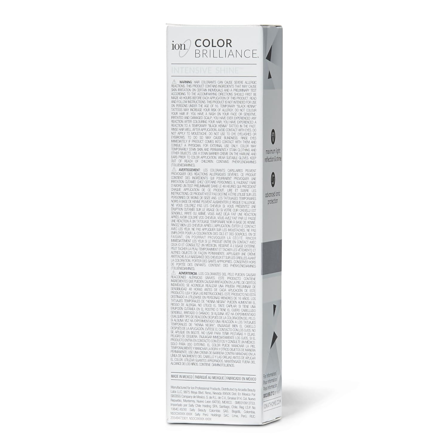 Ion Toner Creme Permanente – application: texture creme facile pour une pose précise