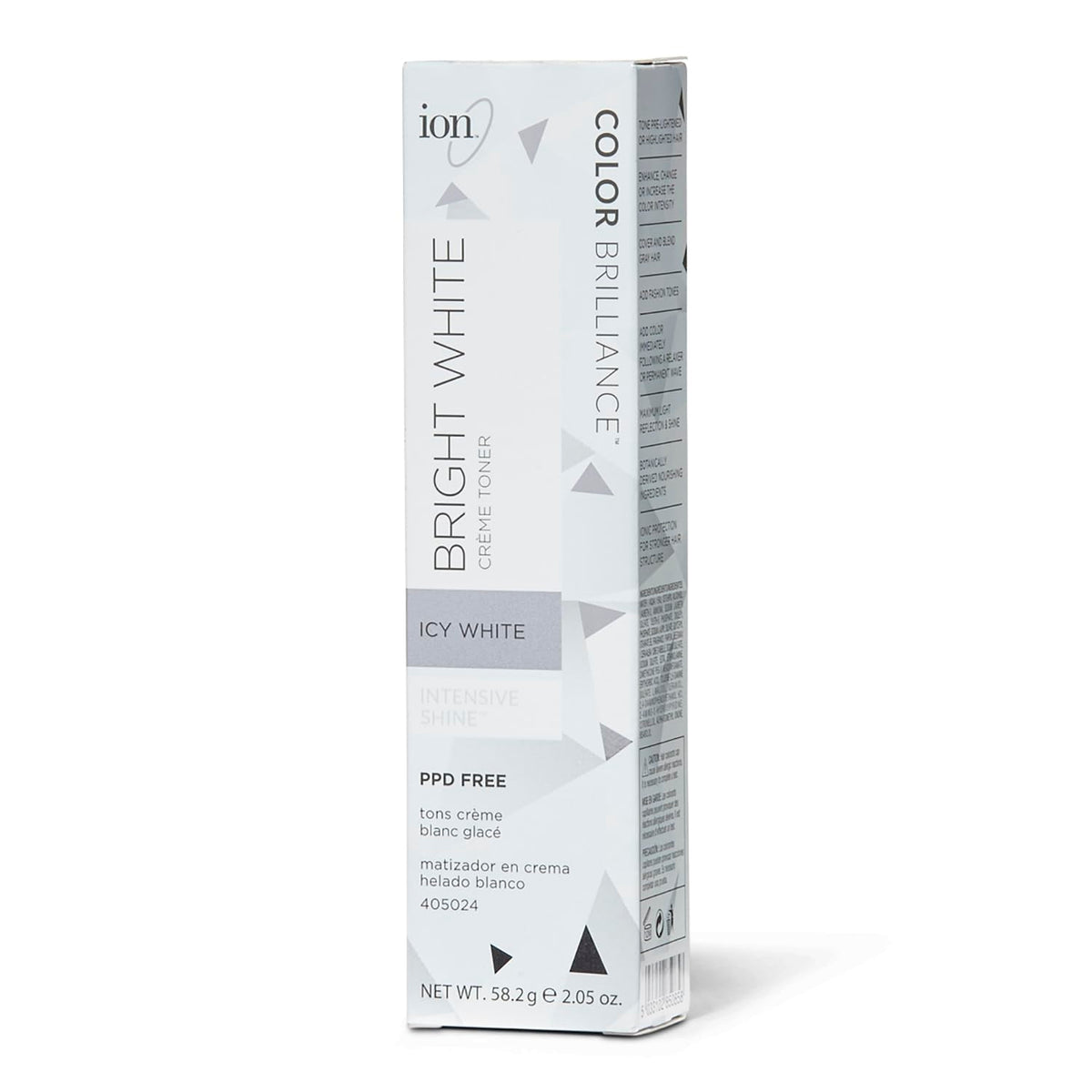 Ion Toner Creme Permanente – bouteille: couleur uniforme et couverture gris fiable